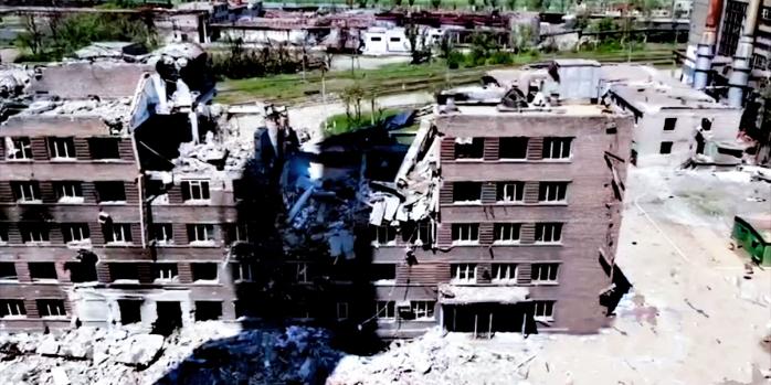 Руины «Азовстали», скриншот видео