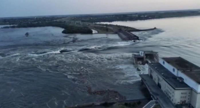 Укргидроэнерго заявило о полном разрушении Каховской ГЭС. Фото: 