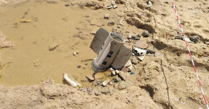 Течение смыло мины и боеприпасы оккупантов. Фото: «Мост»