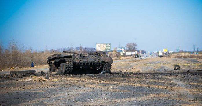 Десантники ЗСУ знищили російський танк. Фото: 
