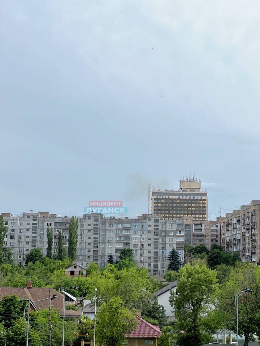 Вибухи в окупованому Луганську. Фото: соцмережі