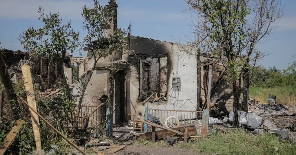 Звільнене від окупантів село Нескучне. Фото: Reuters
