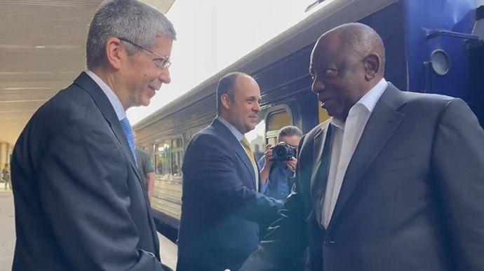 Африканские миротворцы спускались в укрытие во время тревоги в Киеве 