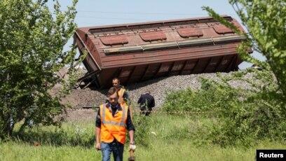  В Крыму повредили железную дорогу возле оккупированной Феодосии