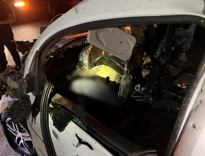 Наслідки падіння уламків безпілотника на Дніпропетровщині, фото: Сергій Лисак