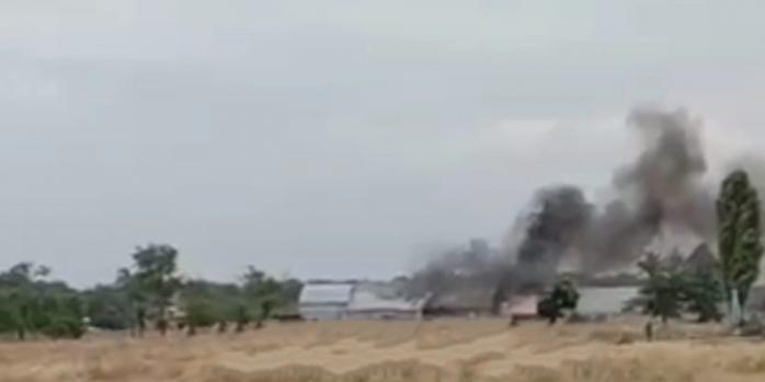 Последствия взрыва в Мелитополе, скриншот видео