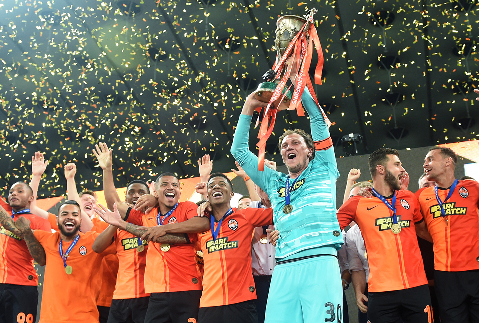 Голкіпер Андрій Пятов. Фото: ФК «Шахтар»