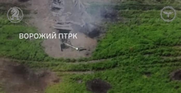 Уничтожение российского ПТРК, скриншот видео