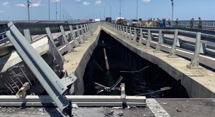 Україна сама вирішує, як проводити військові дії - Держдеп про нові ушкодження Кримського мосту