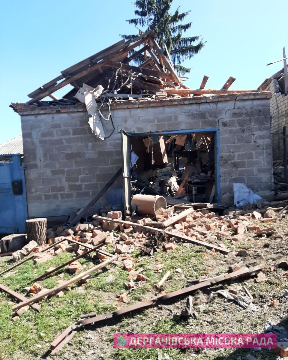 Наслідки обстрілу Козачої Лопані. Фото: В’ячеслав Задоренко