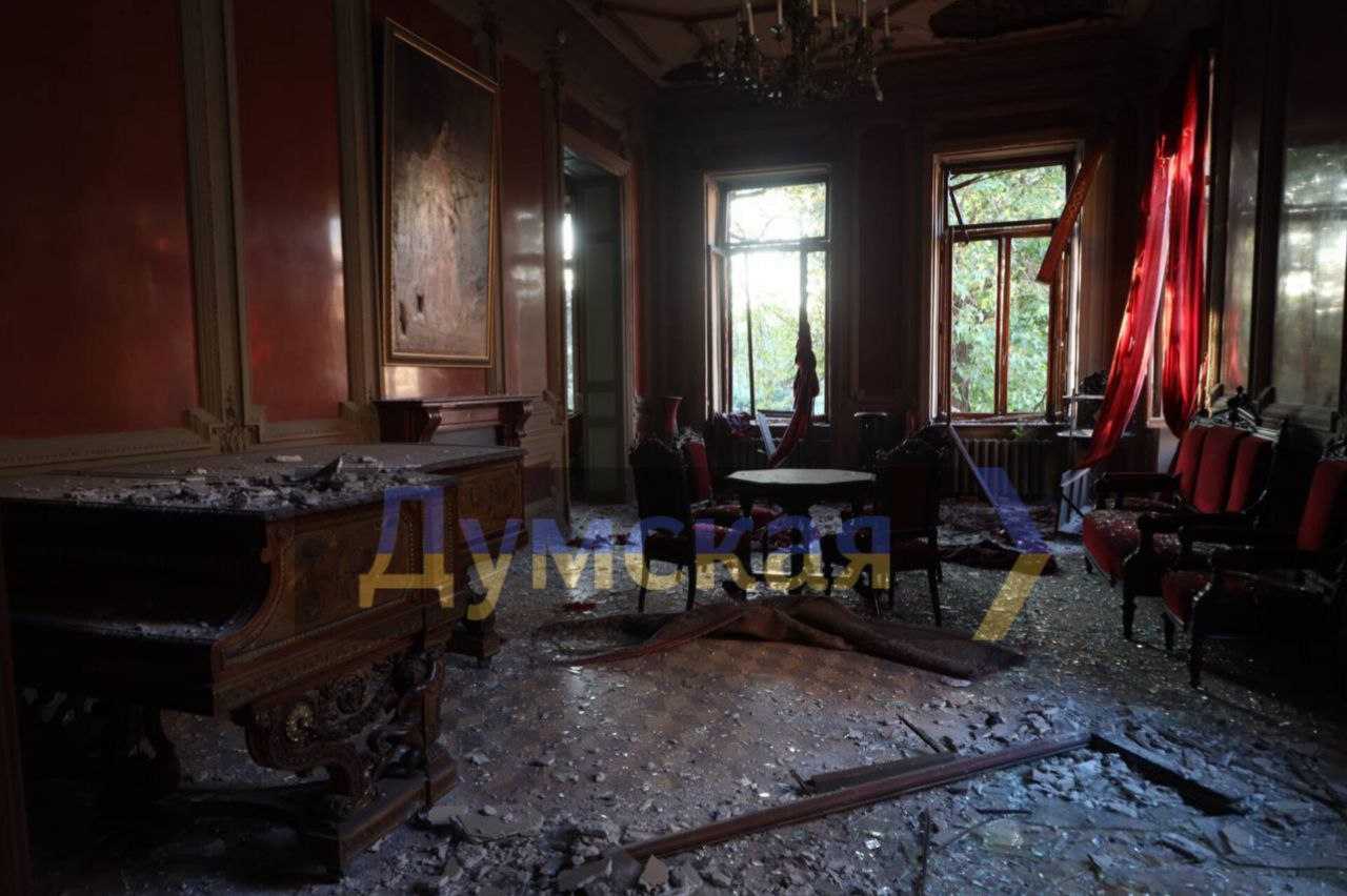 Руйнування в Одесі. Фото: «Думська»