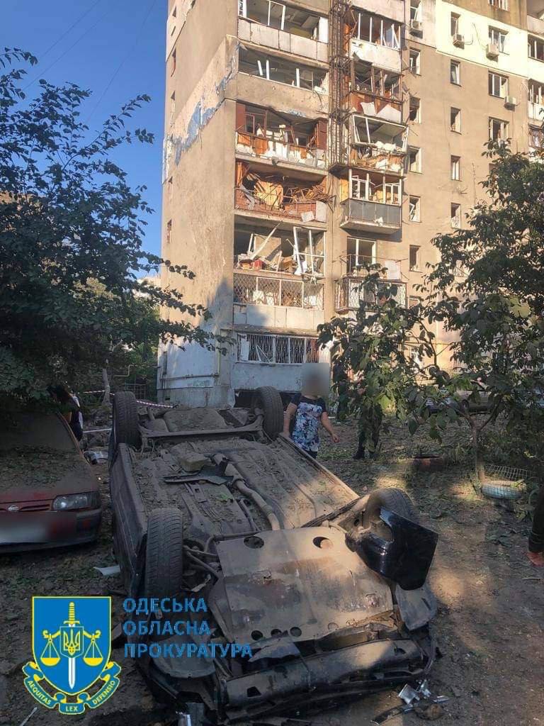 Руйнування в Одесі. Фото: Офіс генпрокурора