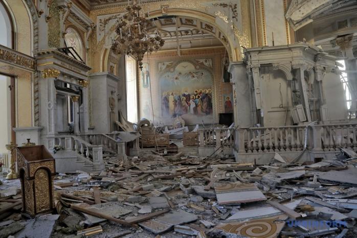 Кремлевский лгун Песков - Антиракеты сами разрушили храм в Одессе