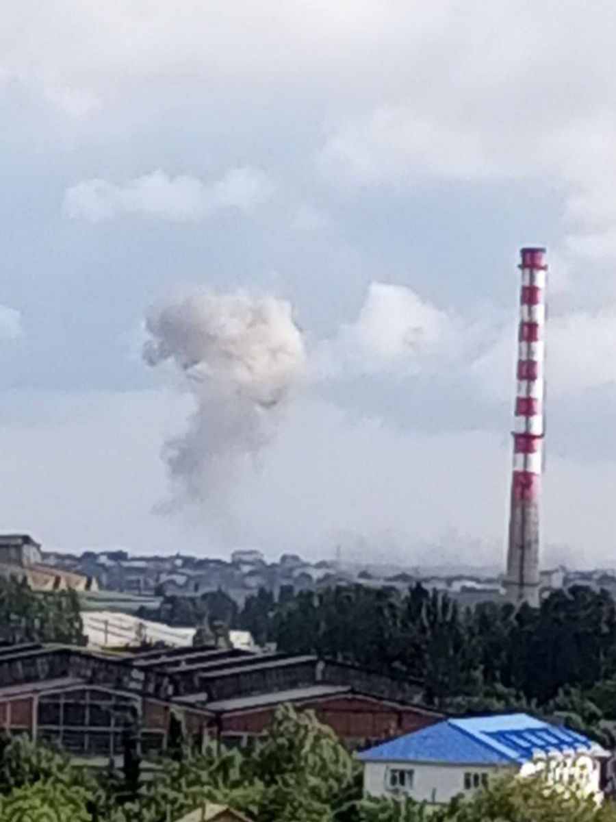 Потужний вибух прогримів у таганрозі. Фото: Telegram-канали