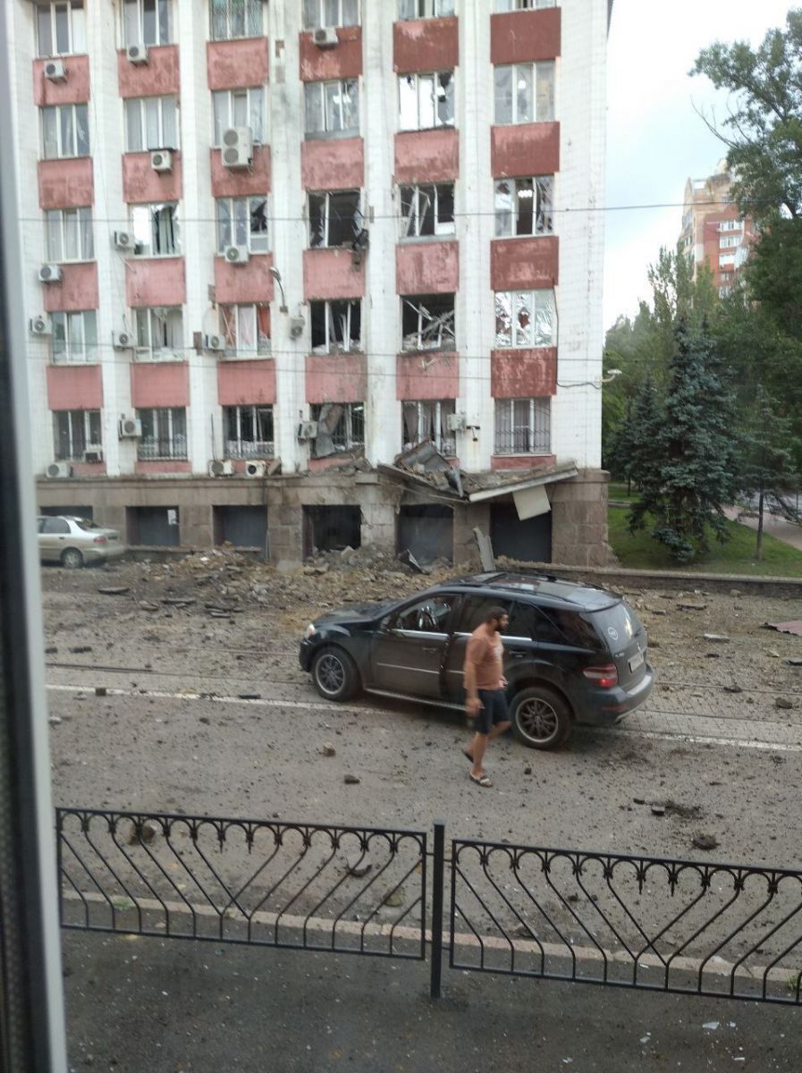 Вибухи прогриміли в окупованому Донецьку. Фото: соцмережі