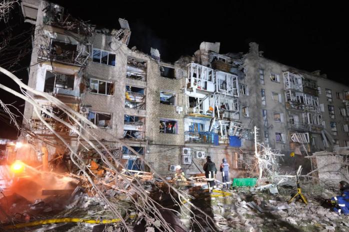 Последствия российских ударов по Покровску. Фото: МВД