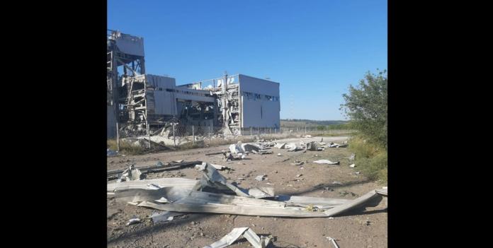 Rashists fired S-300 missiles at a plant in Slavyansk (PHOTO)