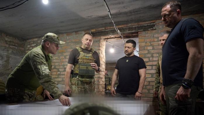 Зеленский посетил воинов на Мелитопольском направлении