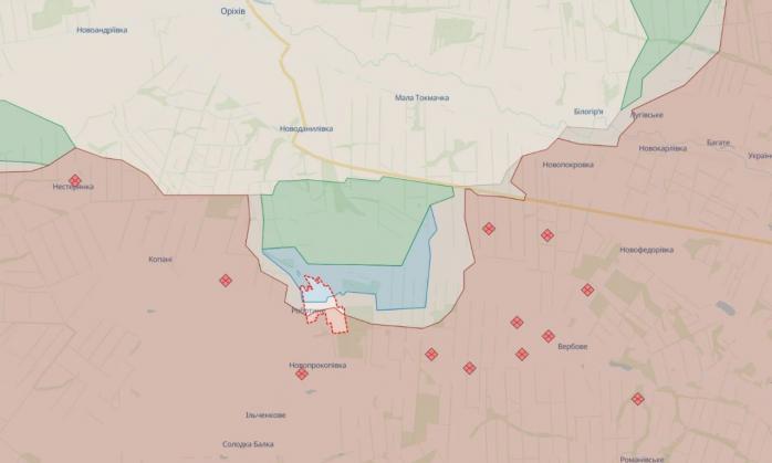 ЗСУ мали успіх поблизу Роботиного та Малої Токмачки. Фото: Генштаб