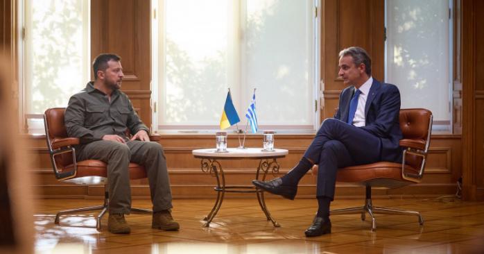 Зеленський заявив про важливу домовленість із Грецією. Фото: ОПУ