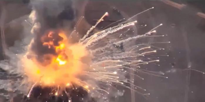 Уничтожение российского комплекса С-400, видео скриншот