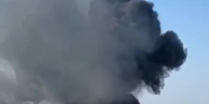 Пожежа у Сімферополі, скріншот відео