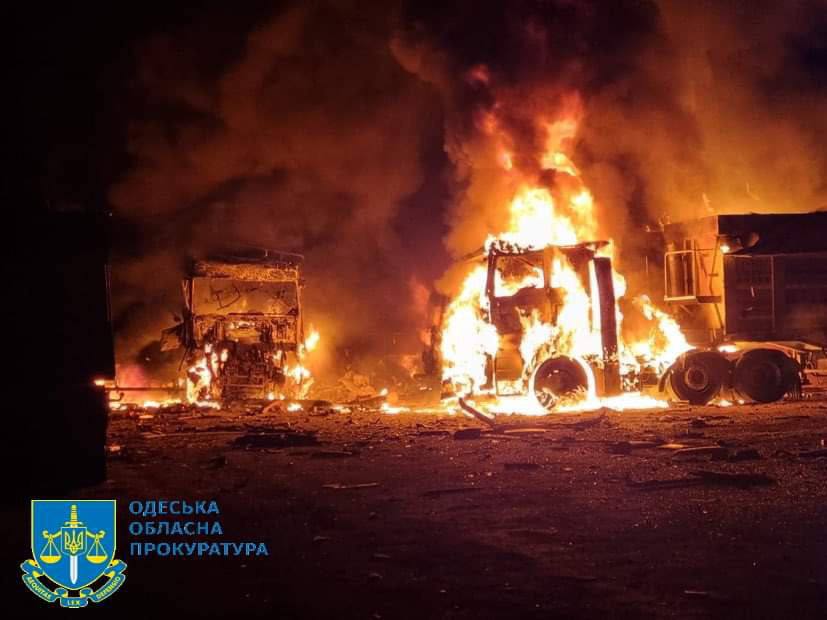 Наслідки атаки на південь Одещини. Фото: Офіс генерального прокурора
