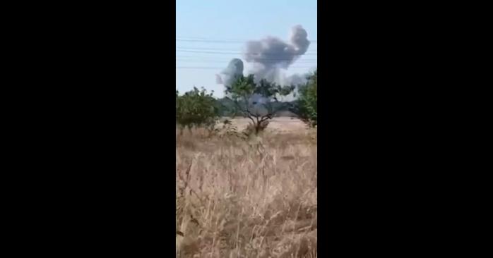 Украинские военные нанесли удар по штабу рашистов в Мелитополе, скриншот видео