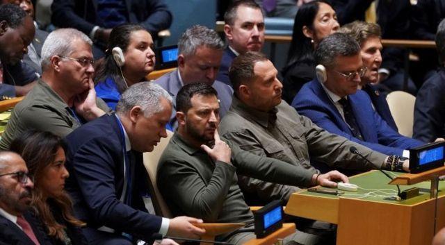 Зеленский вышел из зала заседаний Совбеза ООН до выступления Лаврова