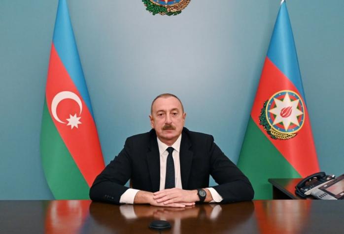 Алиев заявил о возобновлении суверенитета Азербайджана после действий в Нагорном Карабахе