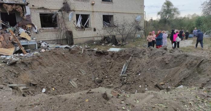 Последствия российской ракетной атаки в Харьковской области, фото: Олег Синегубов