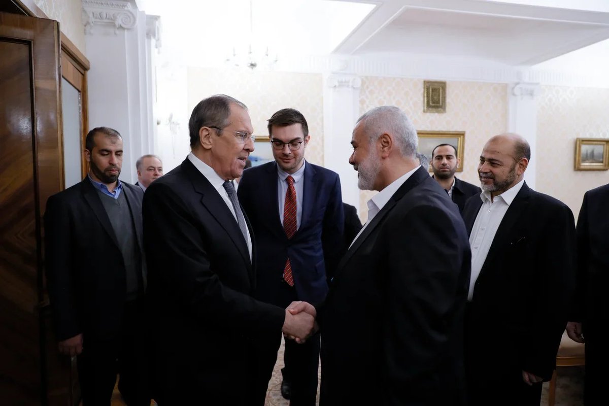 Зустріч Лаврова з лідерами ХАМАС у Москві у вересні 2022 року