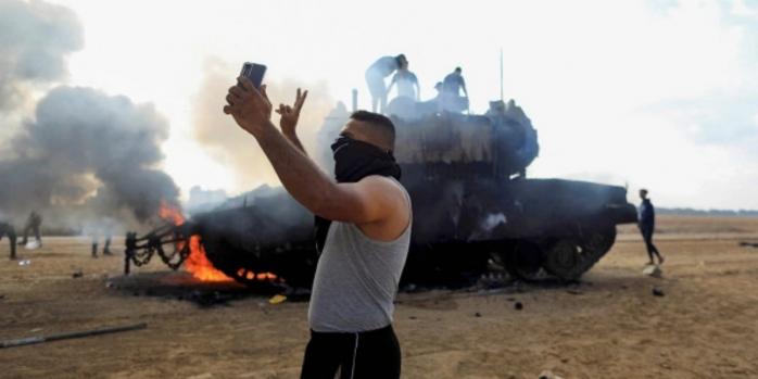Израиль подвергся масштабной атаке боевиков движения ХАМАС, фото: «РБК»
