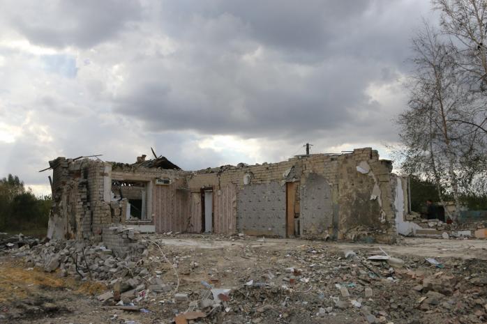 рф ответственна за обстрел села Гроза на Харьковщине. Фото: