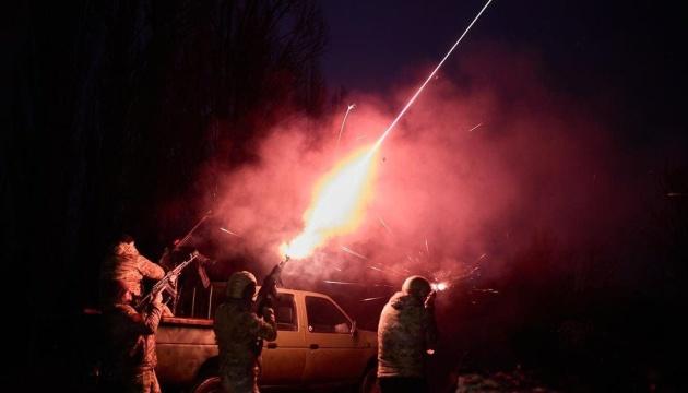 Повітряні сили показали знищення ворожих «шахедів» уночі 