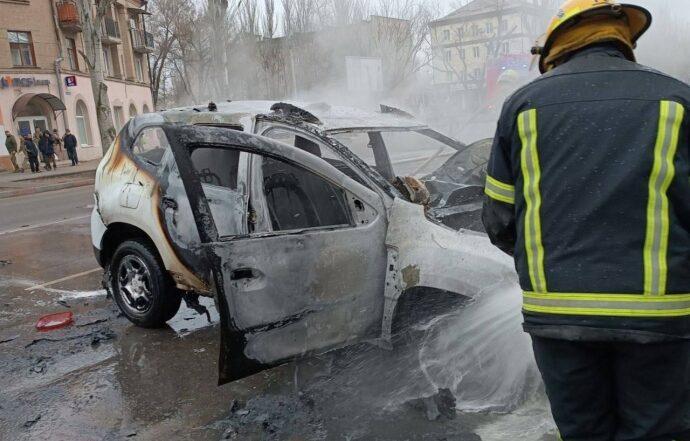 Автомобіль із топ-силовиками фейкової ЛНР підірвали на Донбасі. Фото: 