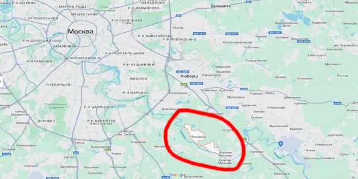 У російському Литкаріно вночі вимкнулася електропідстанція, фото: Google Maps