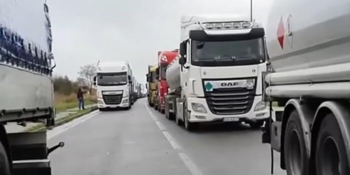 Триває блокування польсько-українського кордону, фото: «Главком»