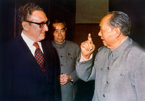 Генрі Кіссінджер і Мао Цзедун, Пекін, жовтень 1971 року. Фото: Oliver Atkins,wikimedia.org