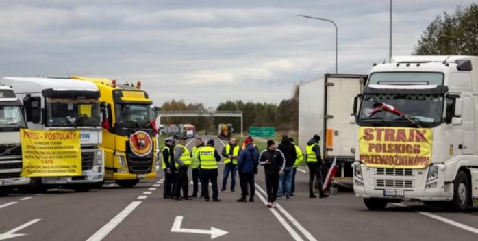 Продолжается акция блокировки границы польскими перевозчиками, фото: «Цензор.нет»