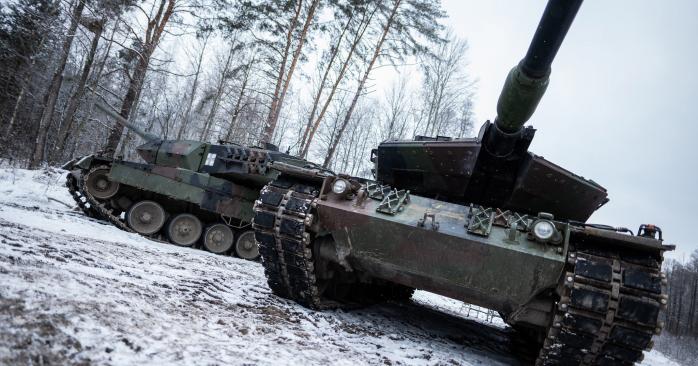 Литва отремонтировала для ВСУ первые танки Leopard. Фото: Минобороны Литвы