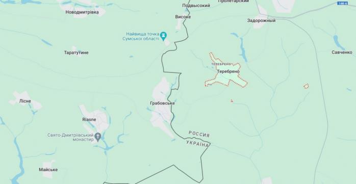 Противники кремлівського режиму здійснили атаку на Бєлгородщині, фото: Google Maps