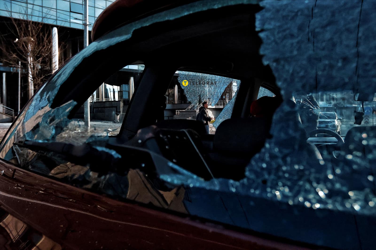 Київ після обстрілу російськими ракетами. Фото: Yan Dobronosov у Facebook