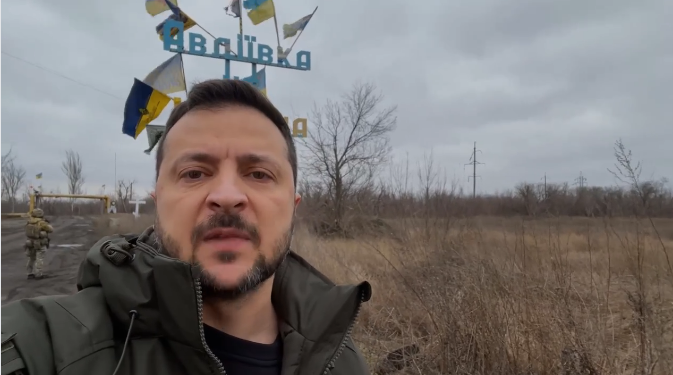 Зеленский посетил Авдеевку в Донецкой области