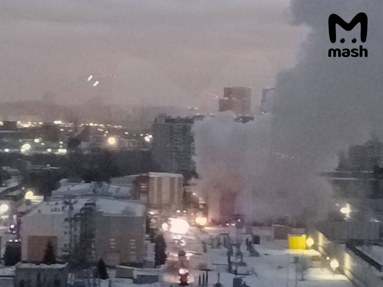 Частина Москви раптово залишилася без світла й опалення. Фото: Telegram-канали