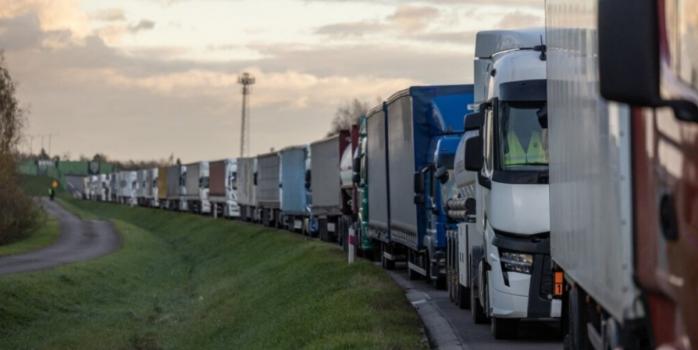 В Польше продолжается акция по блокированию границы, фото: «Радіо Свобода»