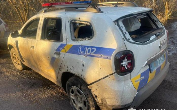 Последствия обстрелов в Херсонской области. Фото: полиция