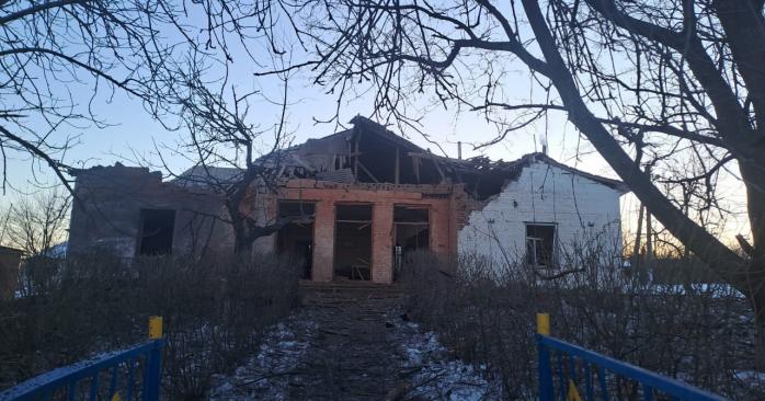 Последствия удара в Харьковской области. Фото: Нацполиция