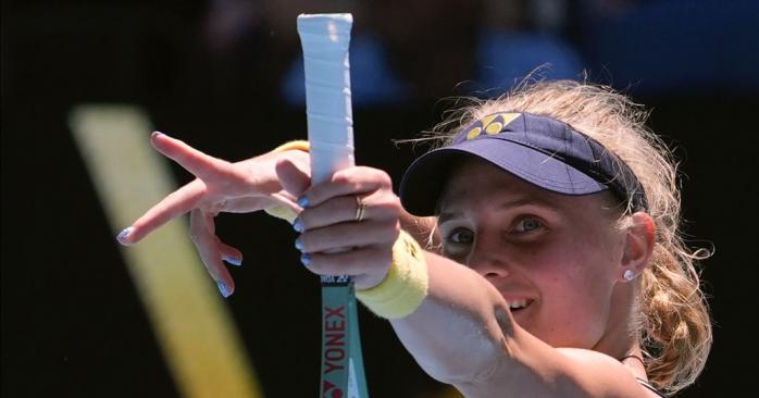 Даяна Ястремская вышла в полуфинал Australian Open. Фото: AP Photo/Andy Wong