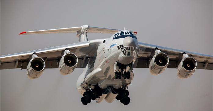 Російський військовий літак Іл-76 впав в Бєлгородській області рф. Фото: РосЗМІ